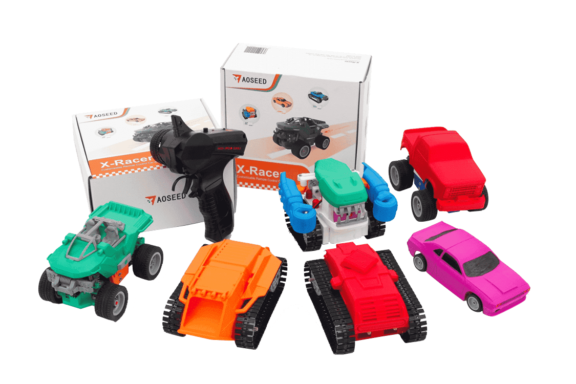 X-Racer 3D Toy Car with Detailed Design